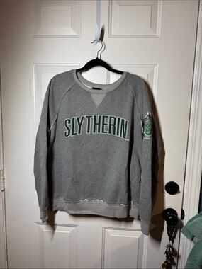 Slytherin Gray Crewneck Sweatshirt